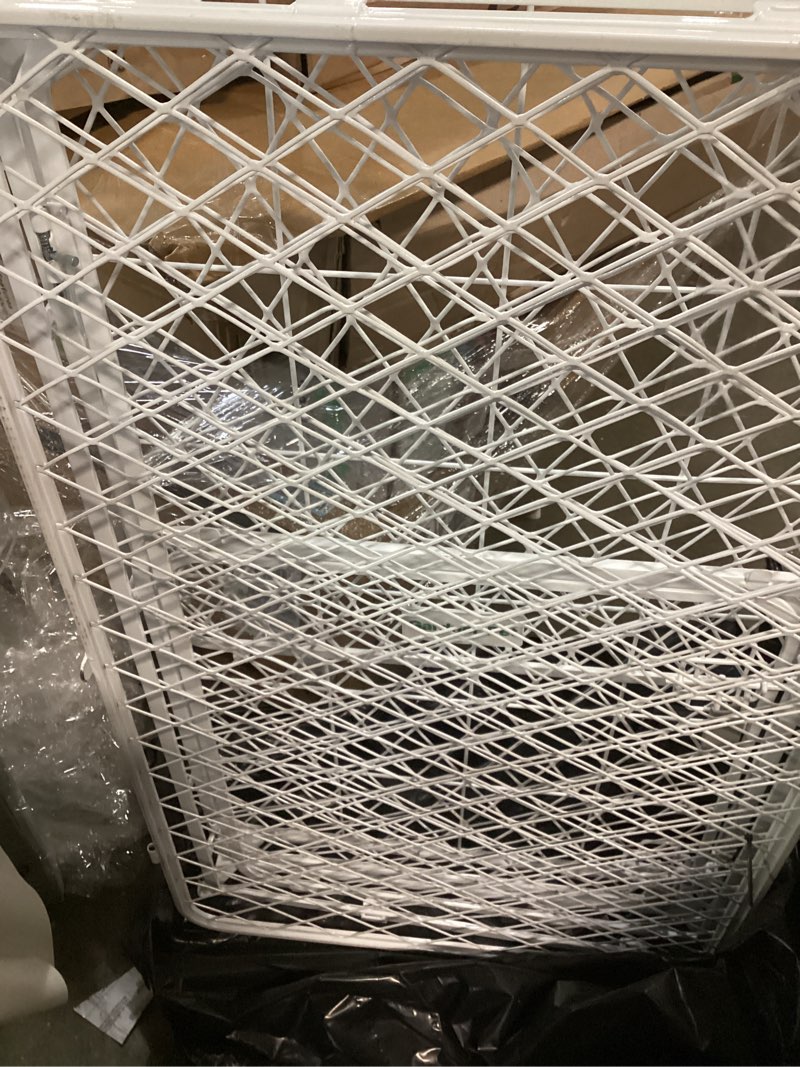 Condition photo showing Good Condition for Gardner Pet 30 Inch Collapsible Diamond Mesh Dog Kennel, No Assembly Metal Dog Crate with 4 Lockable Wheels,Removable Tray,Portable Dog cage for Small/Medium Dogs(50-70 lbs) Indoor Outdoor Use White S - 30"L x 19"W x 19.2"H