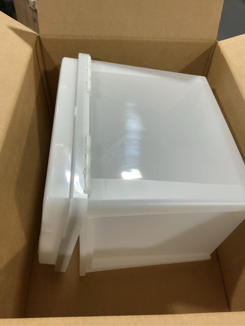 Condition photo showing Good Condition for IRIS USA File Box WeatherPro Portable File Organizer Plastic File Box for Letter File w/ Organizer-L