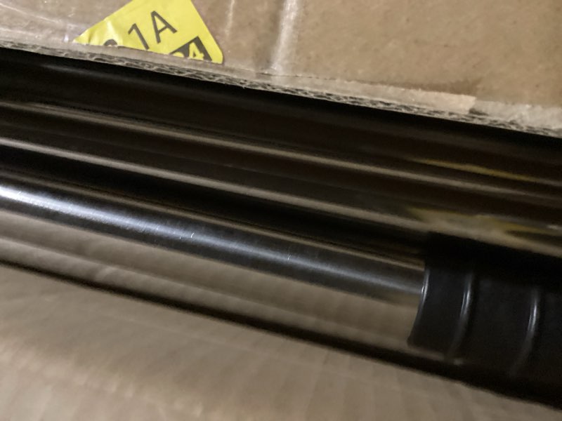 Condition photo showing New/Like New for stainless steel roof rake: 2-16.5 ft extendable, all-stainless construction (head & pole), heavy-duty & durable,, anti-slip grip