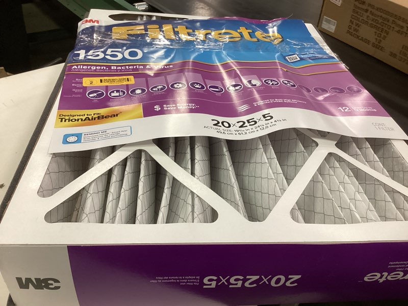 Condition photo showing Good Condition for 3M Filtrete 1550 Allergen Reduction Filter 20x25x5