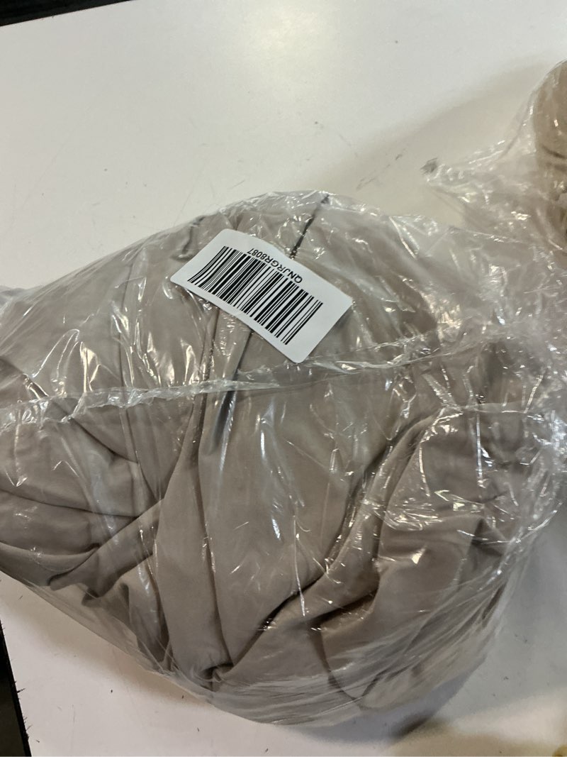 Condition photo showing As Is for european linen sheet set solid: sand(unknown size)