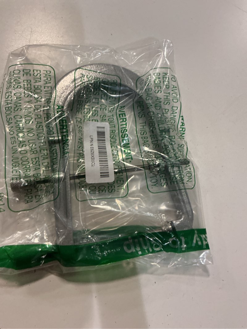 Condition photo showing Good Condition for 3-hole guitar bridge clamp, metal alloy luthier tool, clamping with cork gasket for acoustic & classical guitar repair, maintenance & bridge, 160x100mm