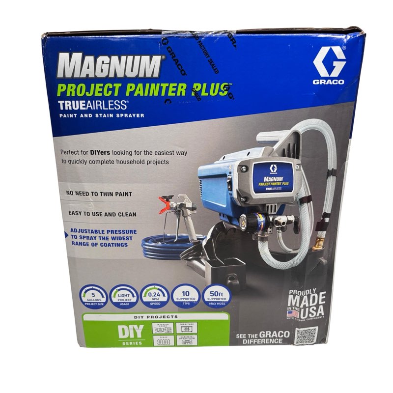 graco magnum project painter plus 257025 true airless electric paint sprayer  