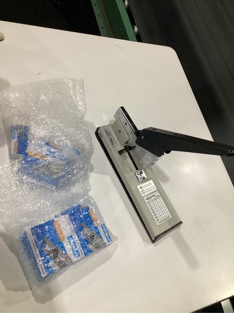 Condition photo showing As Is for Heavy Duty Stapler, SIMILAR TO STOCK PHOTOS