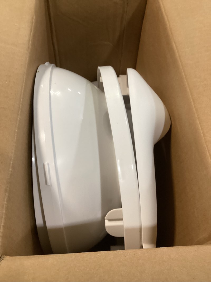 Condition photo showing Good Condition for Summer Infant by Ingenuity My Size Potty Pro in White, Toddler Potty Training Toilet, Lifelike Flushing Sound, for Ages 18 Months+, Up to 50 Pounds