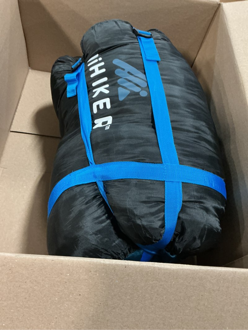 Condition photo showing Good Condition for hihiker mummy bag + travel pillow w/compact compression sack – 4 season sleeping bag for adults & ki