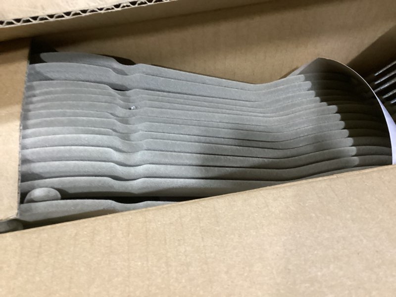 Condition photo showing Good Condition for Amazon Basics Slim, Velvet, Non-Slip Shirt Clothes Hangers, Gray/Silver - Pack of 30 Gray/Silver Pack of 30