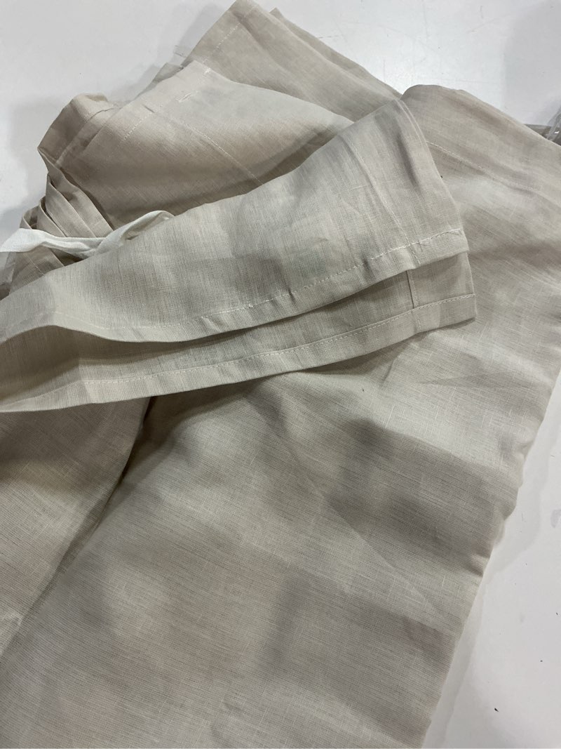 Condition photo showing Good Condition for quince, european linen shower curtain/72”x72”/ivory