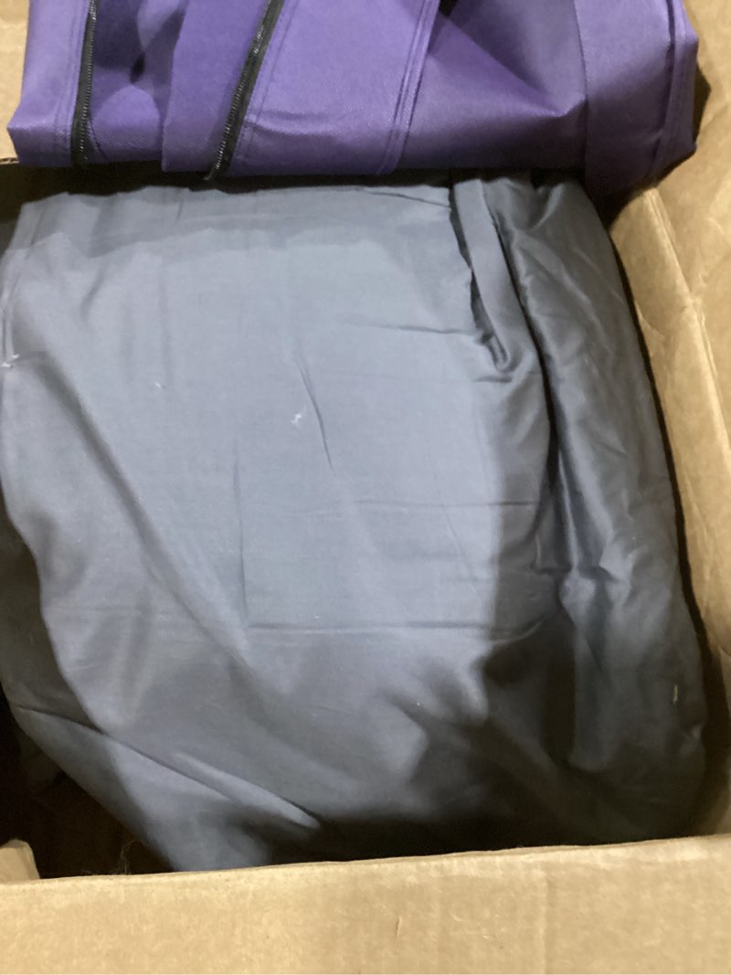 Condition photo showing Good Condition for ynm weighted blanket,heavy 100 percent oeko-tex certified cotton material(dark grey, 80''x87'' 30lbs), two persons(140~240lb) sharing use on queen/king bed | a duvet included 80 in x 87 in 30 lb original cotton dark grey
