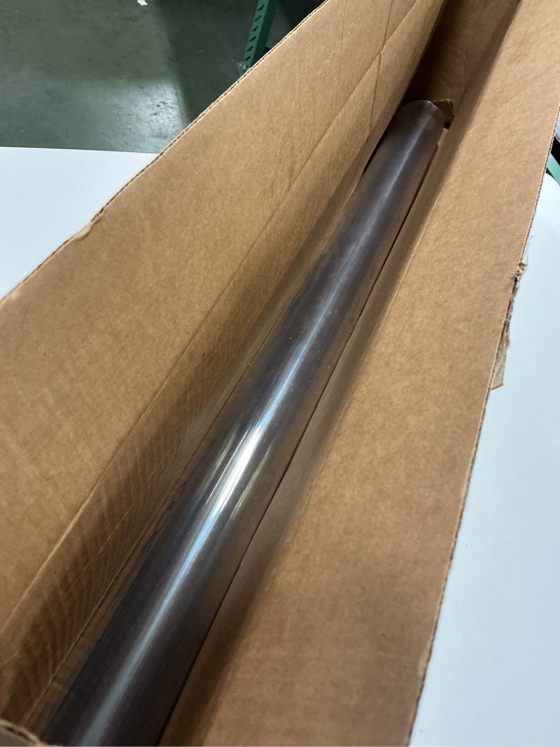 Condition photo showing As Is for Royhom Clear Table Cover Protector 36 x 60 Inch, 1.5mm Thick Plastic Table Cover, Waterproof, Easy to Clean, Transparent PVC Desk Protector Mat for Dresser, TV Cabinet, Dining Room 36" x 60" (Rectangular) Clear 1.5mm