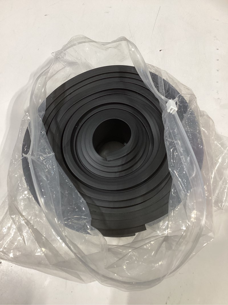 Condition photo showing Good Condition for m-d 18-ft x 2-1/2-in x 1-in black vinyl garage weatherstrip