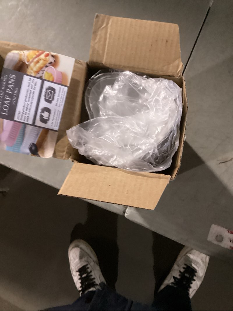 Condition photo showing New/Like New for Mini Aluminum Foil Cupcake Cups with Lids (40 Packs, 3.4oz) Heart Shaped Cake Pans - Disposable Mini Cupcake Cup Flan Baking Cups for Valentine Mother's Day Wedding Birthday Pink