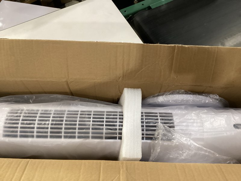 Condition photo showing As Is for Similar to ****Dreo Tower Fan for Bedroom, 25ft/s Velocity Quiet Floor Fan, 90° Oscillating Fans for Indoors with 4 Speeds, 4 Modes, 8H Timer, Standing Fans, Bladeless Fan, White (DR-HTF007)