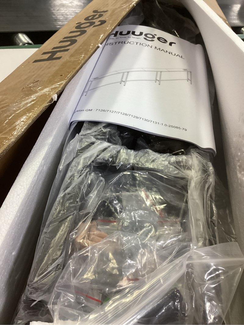 Condition photo showing Good Condition for Huuger 118 Inch Sofa Table with Power Outlets and USB-C Ports, 5.9 Inch Narrow Entryway Table, Behind Couch Table with Storage, Extra-Long Console Table, Living Room, Rusitc Brown Rustic Brown 5.9"D × 118.1''W × 29.7''H