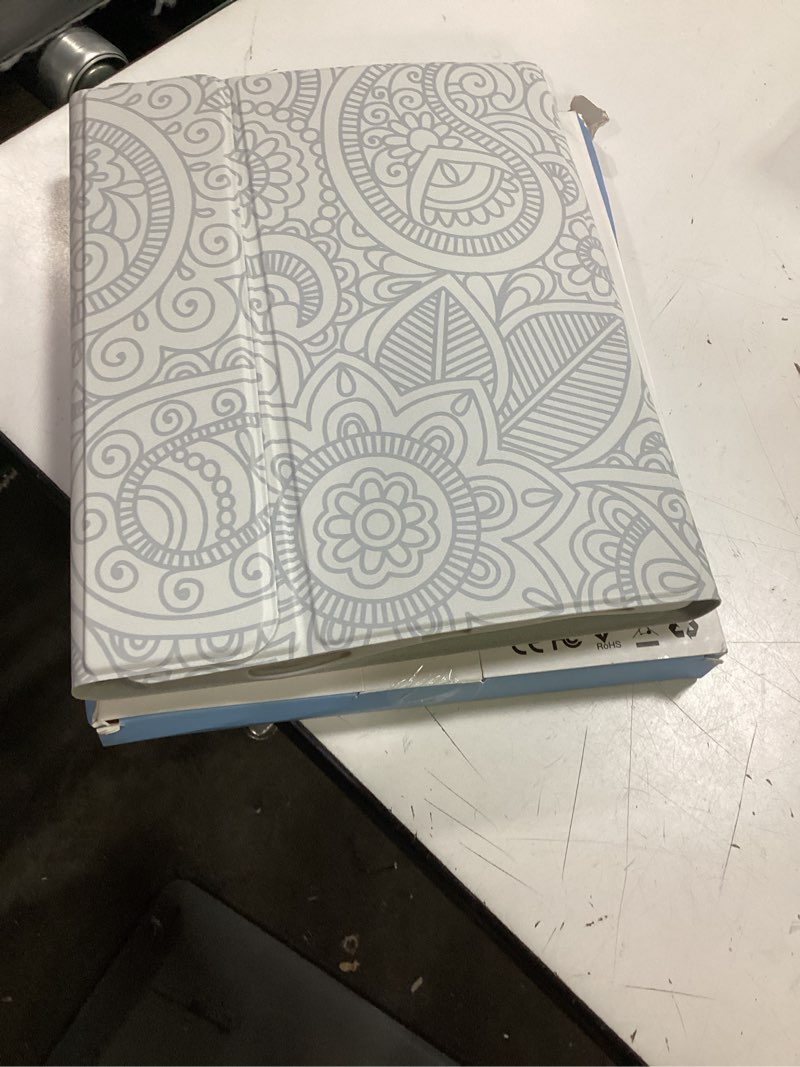 Condition photo showing Good Condition for harvopu compatible for ipad air 11-inch/air 5th 4th generation case with keyboard - backlit detachable, folio cover with pencil holder for ipad air 11 inch m4/m3/m2, air 5/ air 4 (boho off-white)