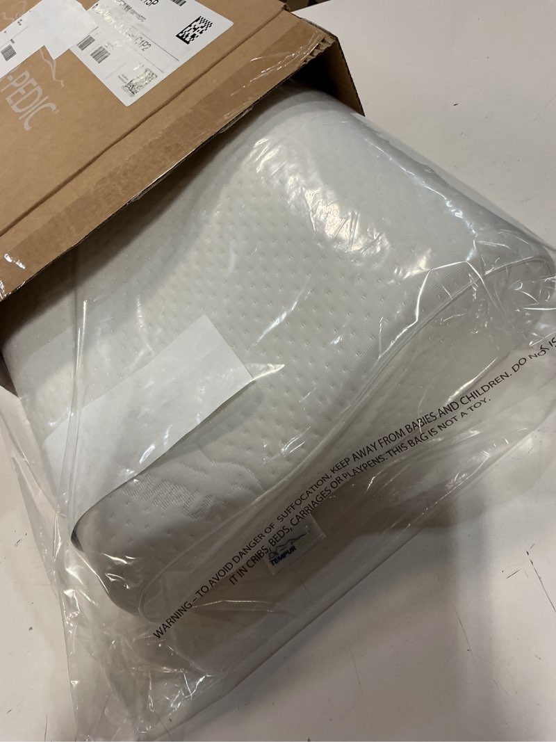 Condition photo showing New/Like New for tempur-pedic tempur-ergo neck pillow, medium profile, white medium profile 1