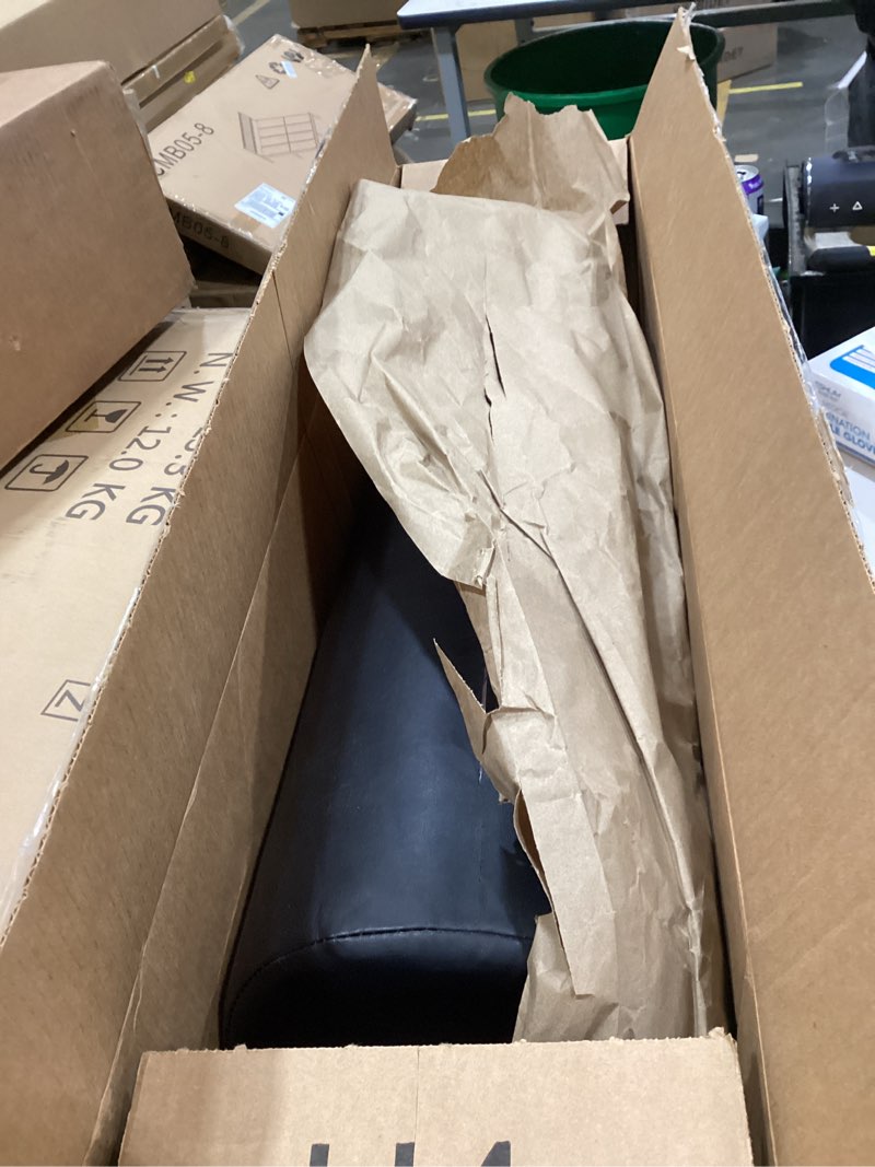 Condition photo showing Good Condition for ForPro Premium Half-Round Bolster Pillow for Massage and Yoga, Oil and Stain-Resistant, 6”W x 3" H x 26”L, Black