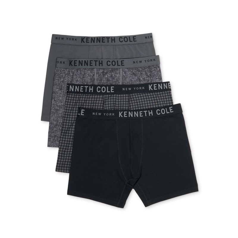 (Size:M)Kenneth Cole Men's 4-Pack Boxer Brief