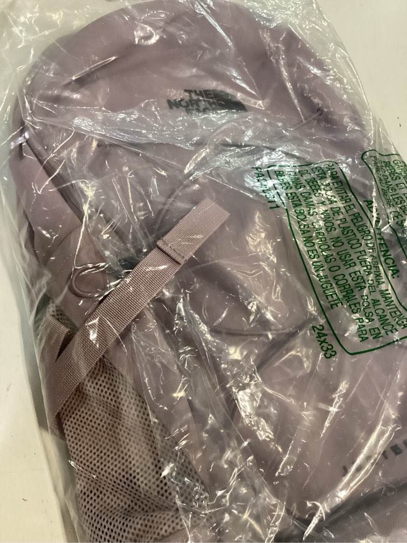 Condition photo showing Good Condition for the north face women's jester everyday laptop backpack - commuter travel bag, laptop sleeve, water-repellent, ashen purple/tnf black, one size one size ashen purple/tnf black
