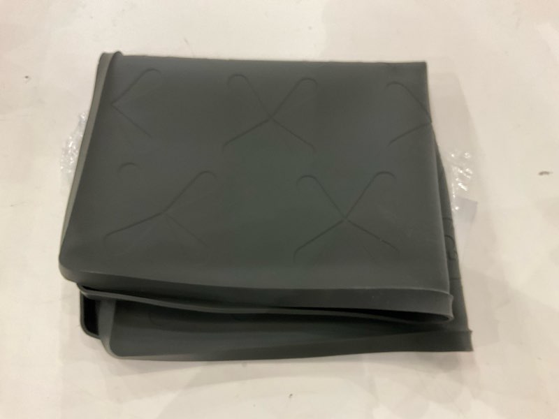 Condition photo showing New/Like New for SIKADEER 22" x 19" Under Sink Mat Waterproof, Silicone Mat Kitchen Drawer Shelf and Cabinet Liner, Sink Protector for Kitchen Organizers and Storage, Boot Tray Pet Food Mats Black 22"W x 19"L