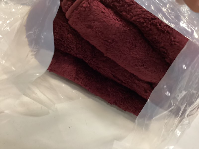 Condition photo showing Good Condition for DweIke 5x7 Burgundy Red Area Rugs for Bedroom, Super Soft Living Room Rug, Thickened Memory-Foam Throw Carpet, Non-Slip and Washable Carpets for Kids Boys Girls Room Dorm Nursery Home Decor 5' x 7' (Rectangular) Burgundy Red