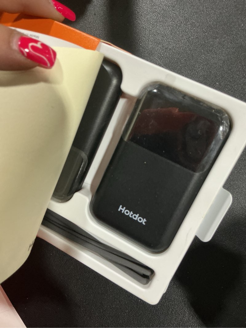 Condition photo showing New/Like New for Hotdot Hand Warmers Rechargeable, Heat Levels (104–131°F), Real-Time Temp & Battery Display, Electric Hand Warmers, Fast Heating, Fits in Gloves/Pocket, Gifts for Women & Men AI-Gray 2Pack