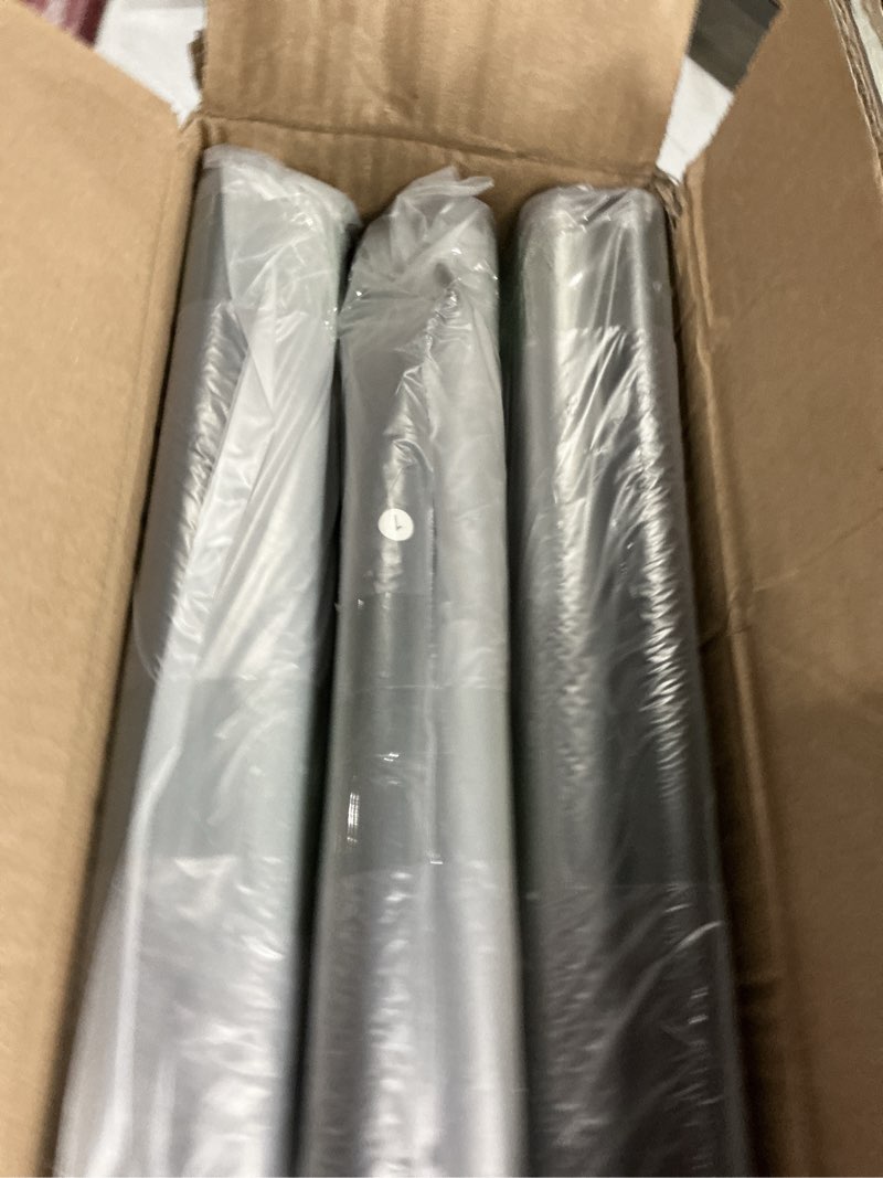 Condition photo showing New/Like New for gccsj 5 ft string light poles for outside 10 pack heavy duty metal poles for deck easy to install string lights hanging light poles for fence garden backyard wall