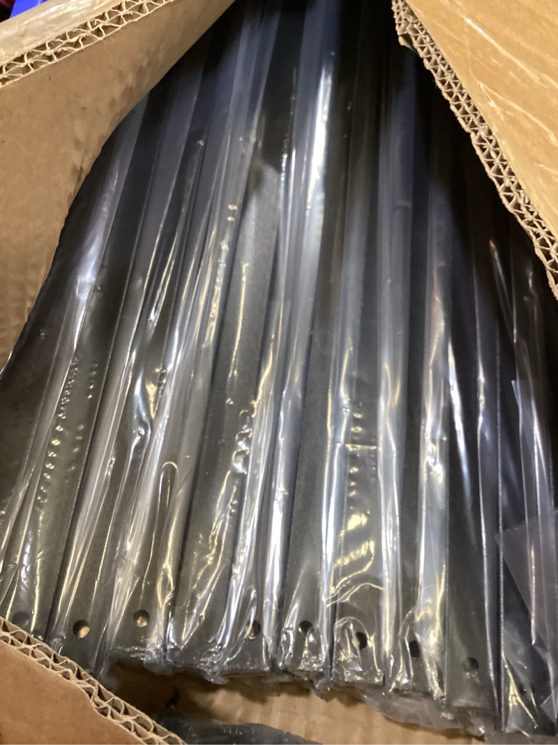 Condition photo showing Good Condition for hziu 25 pack deck balusters 26" x 3/4" staircase baluster, diameter 3/4" metal deck spindle and stairs railing,hollow square black deck balusters for deck railing porch 26 inch black-square 25