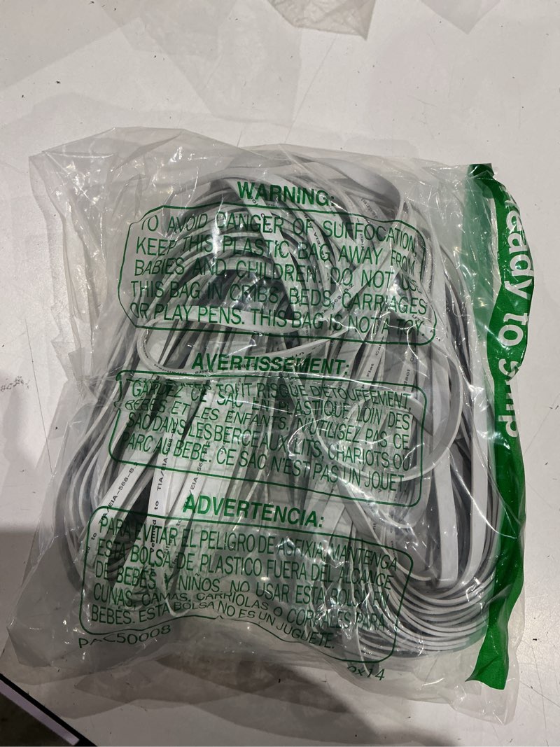 Condition photo showing Good Condition for jadaol cat 6 ethernet cable 50 ft, 10gbps support cat8 cat7 network, flat rj45 lan patch cable, high-speed wired internet cable for router, modem, switch, gaming consoles, pc, streaming devices, white 50ft flat white