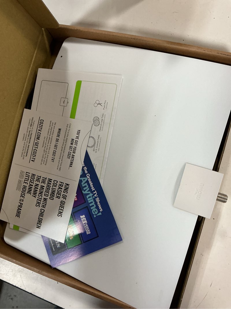 Condition photo showing Good Condition for mohu leaf plus flat indoor hd; uhf; vhf tv antenna
