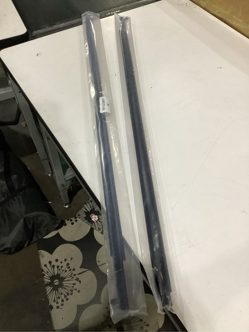 Condition photo showing As Is for incomplete**** itranmc window molding trim seal for 2010-2021 toyota 4runner,black outer door weather stripping window seal belt,replace#75711-35011 75712-35011 75721-35011 75722-35011 2010-2021 4runner