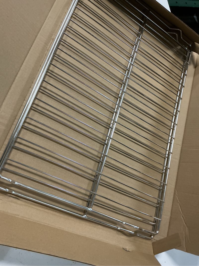 Condition photo showing Good Condition for upgraded 304 stainless steel w10256908 oven racks replacement parts for whirlpool stove oven rack 24 x 15.75 in whirlpool maytag roper kenmore amana jenn-air oven shelf range wire rack 2 pcs