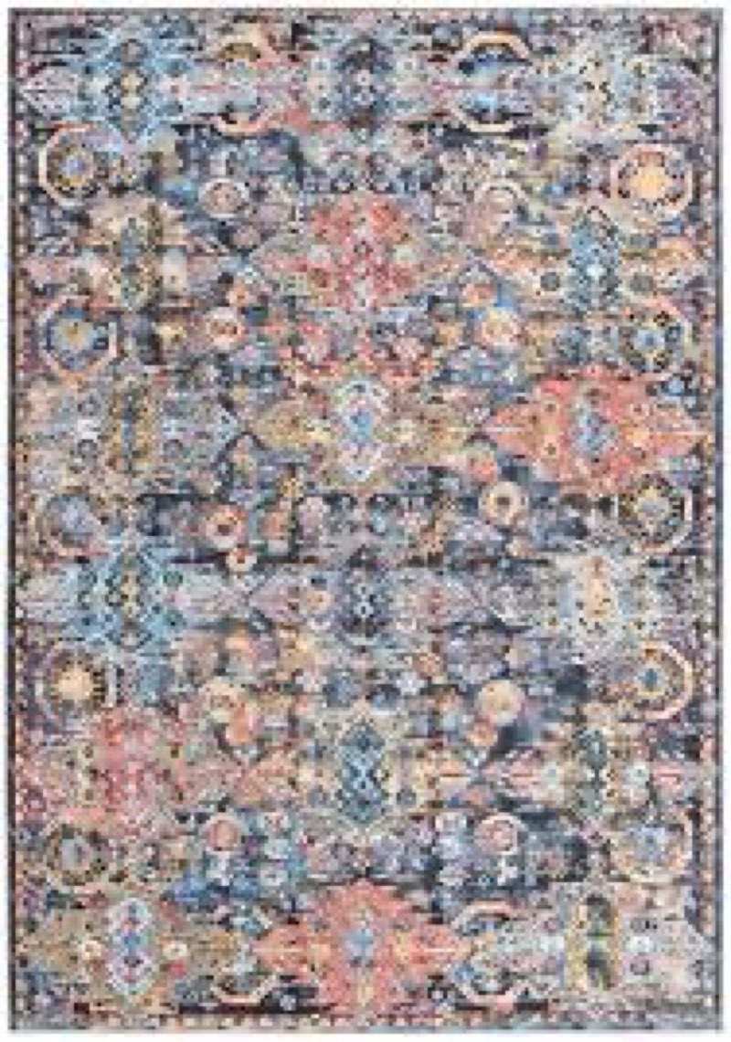 Fillender Large Oriental Floral Living Room Rug Washable Bedroom Ru 10* 10 (similar)