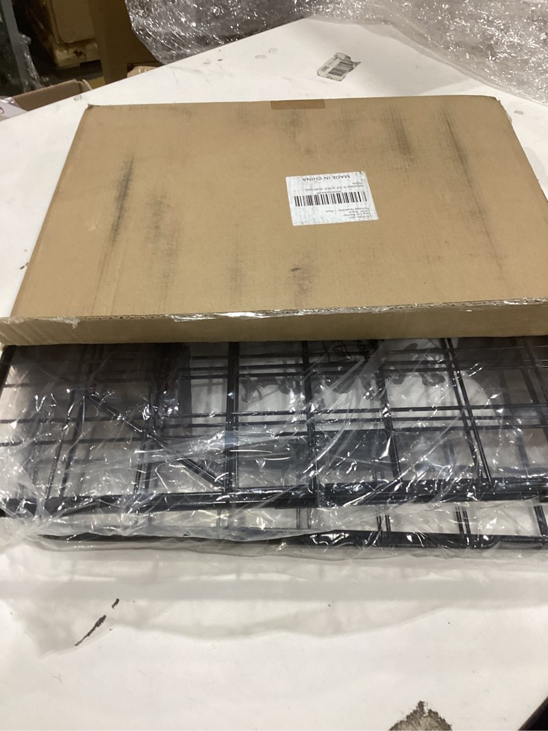 Condition photo showing Good Condition for feed garden dog car barrier for suvs, adjustable universal-fit heavy-duty wire mesh pet divider for vehicles, trucks, vans, car accessories safety travel, triple folding (36.6"-60.6")