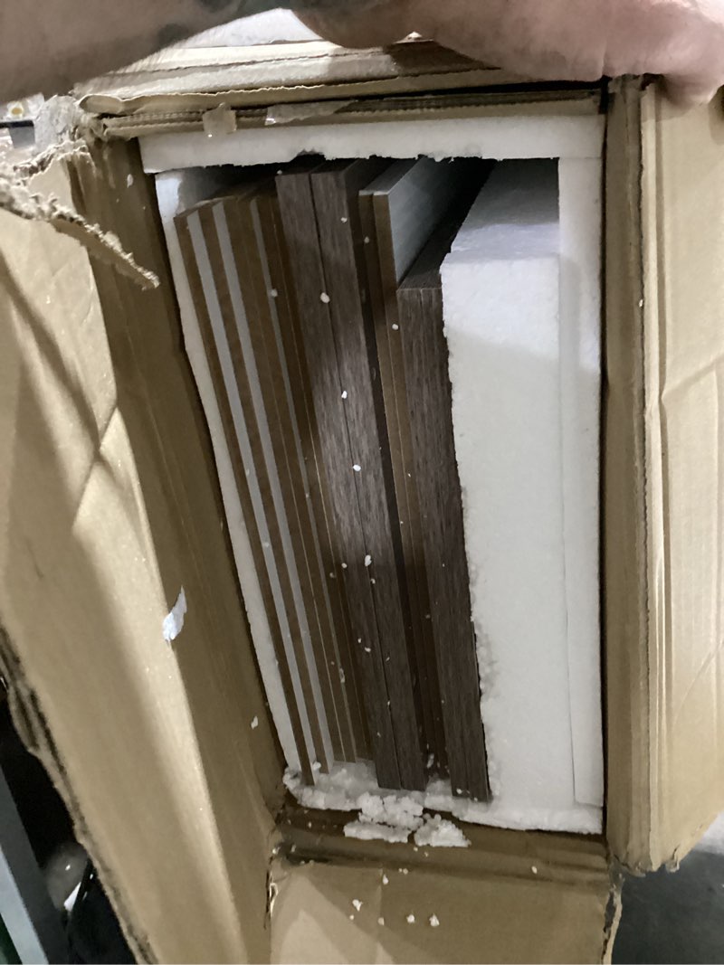 Condition photo showing Good Condition for alpeir wood desk paper organizer, hold 13500 sheets a4 papers, 27 slots adjustable literature organizer with removable shelves, classroom mailbox for teacher student assignment, retro grey/white 27-slot retro grey/white