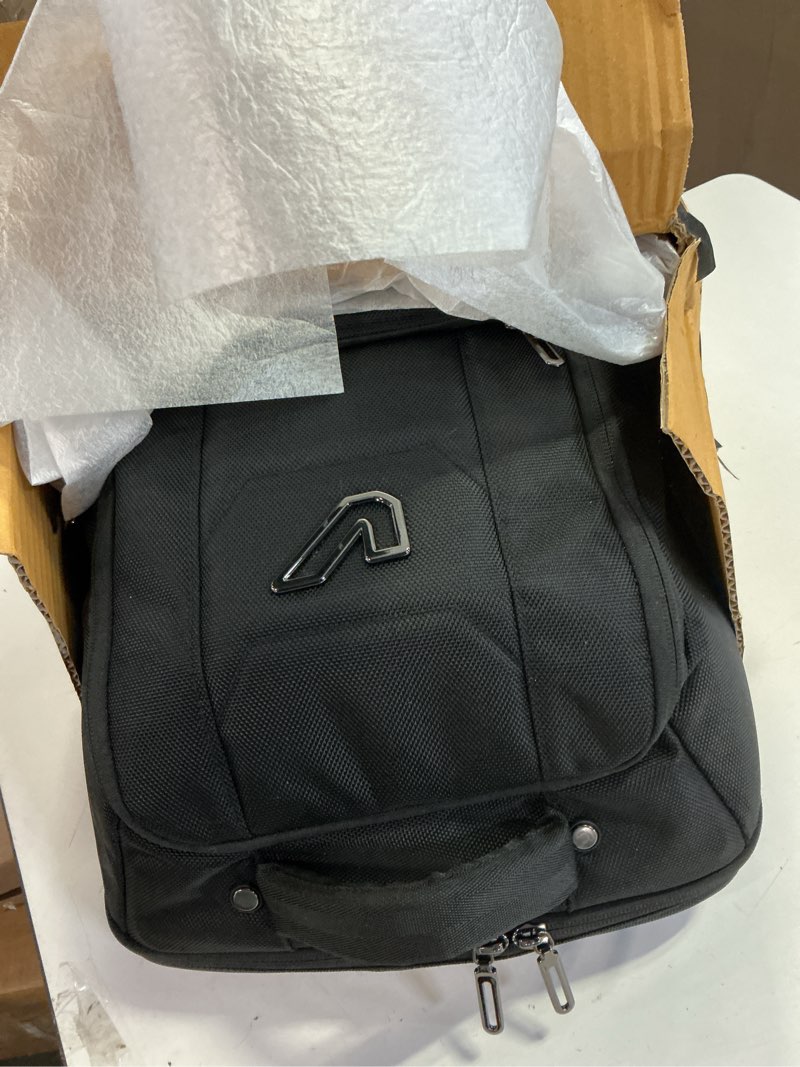 Condition photo showing Good Condition for gruv gear travel laptop backpack, 20l black tech backpack with modular storage shelves, dual access pockets & tsa-friendly design, compact carry-on backpack for work, travel & everyday carry black/orange