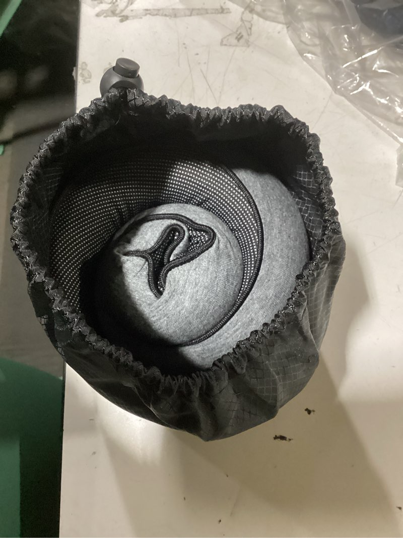 Condition photo showing New/Like New for neck travel pillows for airplanes memory foam neck comfort pillow compact ergonomic design sleeping essentials for long flights car rides and home use (grey)