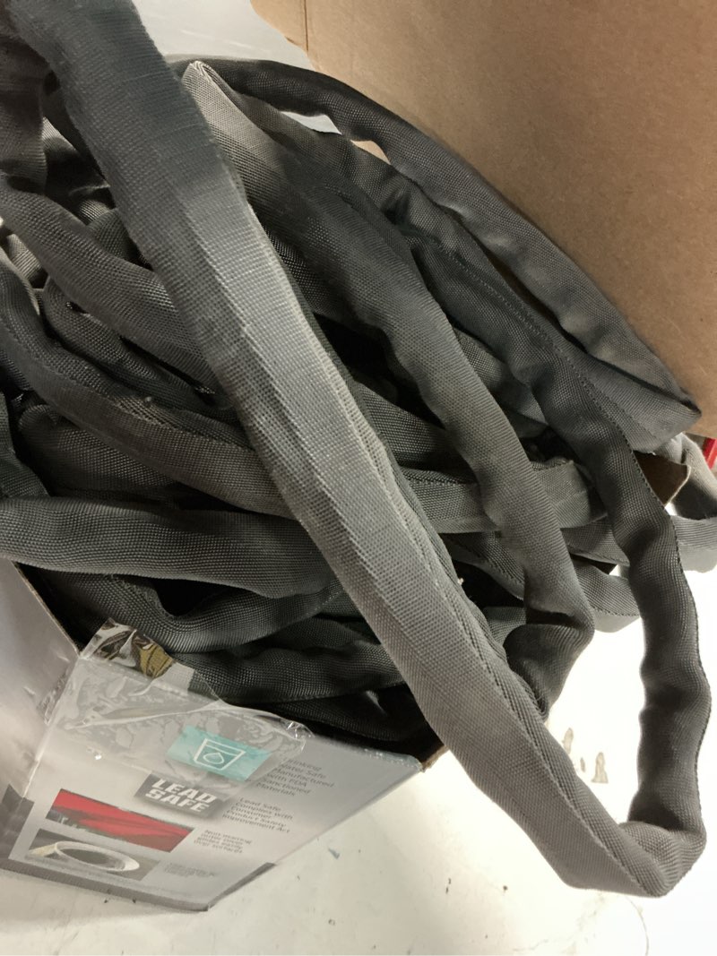Condition photo showing As Is for apex zero-g 4001-100 garden hose  5/8 in  100 ft l  coupling  fiber  gray
