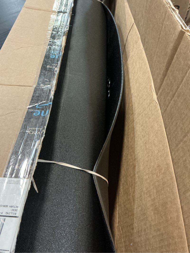 Condition photo showing Good Condition for bike mat compatible with peloton bike,elliptical,treadmill mat, 6mm thick, under exercise bike trainer pad for indoor stationary spin bike gym equipment hardwood floor carpet protector 36" x 84" (updated 6mm soft)