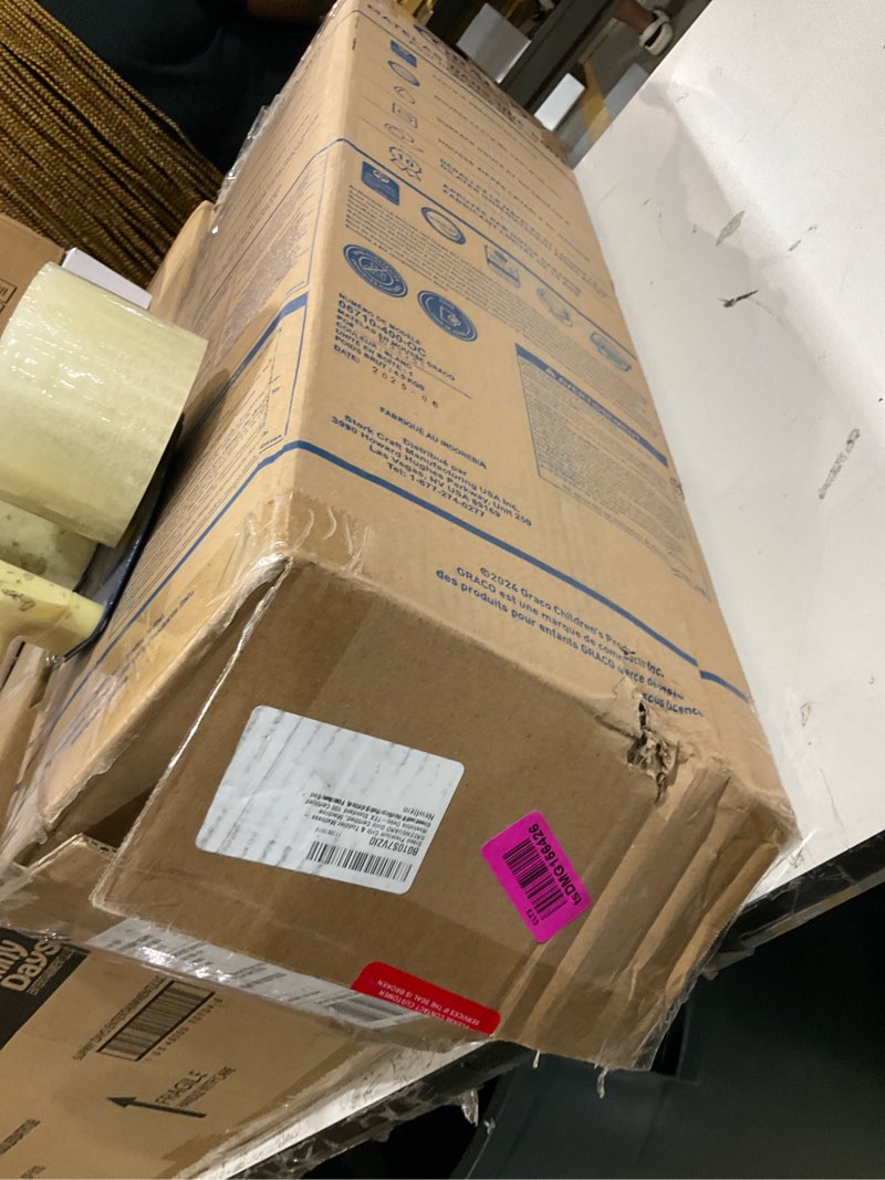 Condition photo showing Good Condition for graco premium crib & toddler mattress – greenguard gold certified, machine washable oeko-tex standard 100 certified cover with waterproof surface, fits any standard full size baby crib & toddler bed