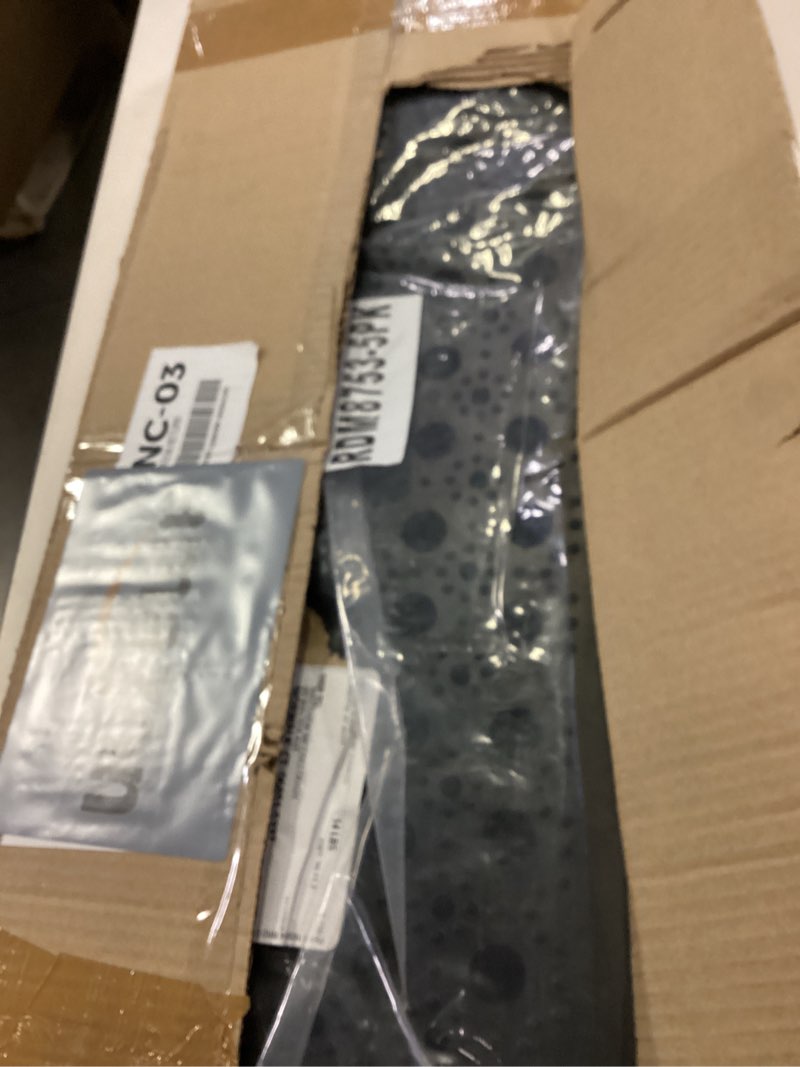 Condition photo showing New/Like New for Ottomanson Outdoor Rubber Stair Treads – Circles Heavy-Duty Non Slip Stair Mats – Strong Grip for Concrete, Brick & Textured Steps – Extra Securing on Wooden & RV Steps, Pack of 5 Black Circles Stair Treads - 5 Pack