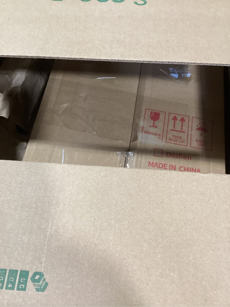 Condition photo showing New/Like New for Modern Farmhouse Lanterns Decorative Indoor & Outdoor, 17" 13" Set of 2 Black Vintage Lantern with Flameless Candles, Metal Rustic Lantern Decor for Room, Porch, Mantle, Patio, Home Decor Black 17 and 13in