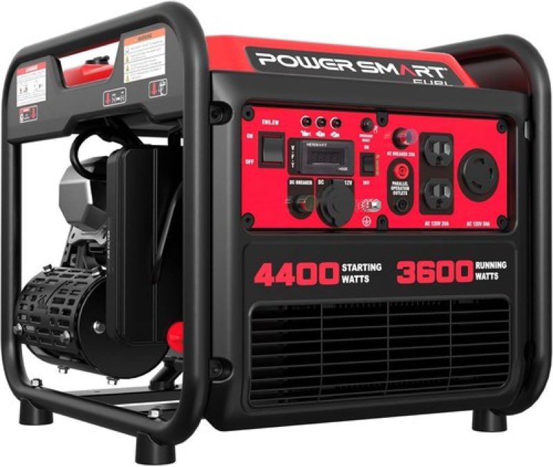 PowerSmart DL5040 4400-Watt Portable Generator with Inverter Technology, 30A for