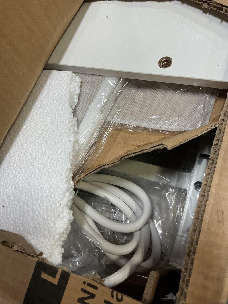 Condition photo showing As Is for songmics smart bedside table with charging station and app controlled led lights