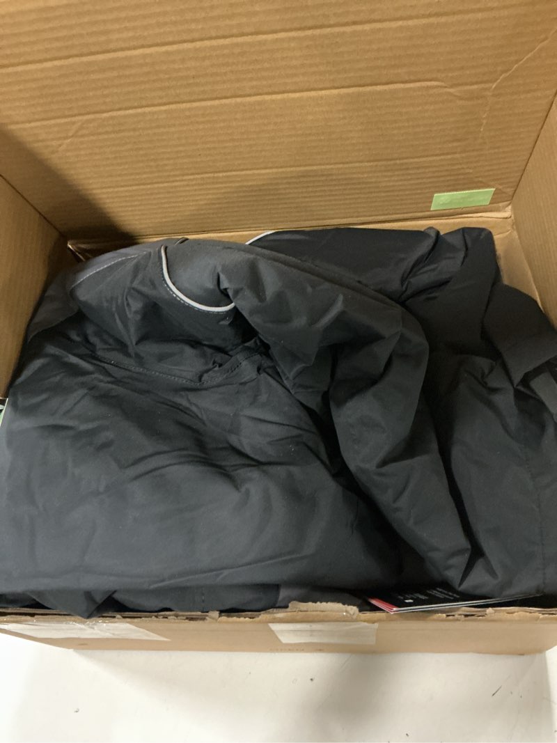 Condition photo showing As Is for Piscifun Ice Fishing Jacket, Floating Waterproof Ice Fishing Coat, Insulated Jacket for Cold Weather Conditions XXXL Black Grey