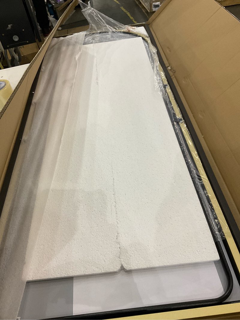 Condition photo showing Good Condition for 57" x 20" Arched Full Length Mirror - Wall Mounted/Floor Mirror Aluminum Alloy Frame Full Body Mirrors for Bathroom Living Room Bedroom and Entryway,Gold Gold 57"L x 20"W