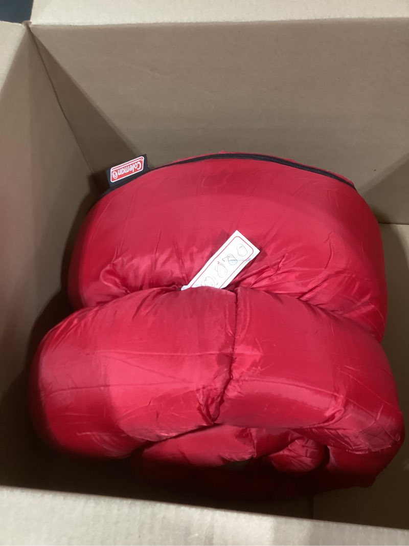 Condition photo showing Good Condition for Coleman Palmetto 30?F Adult Sleeping Bag, Cool-Weather Sleeping Bag with Snag-Free Zipper & Soft Liner, Machine Washable Pfas-free