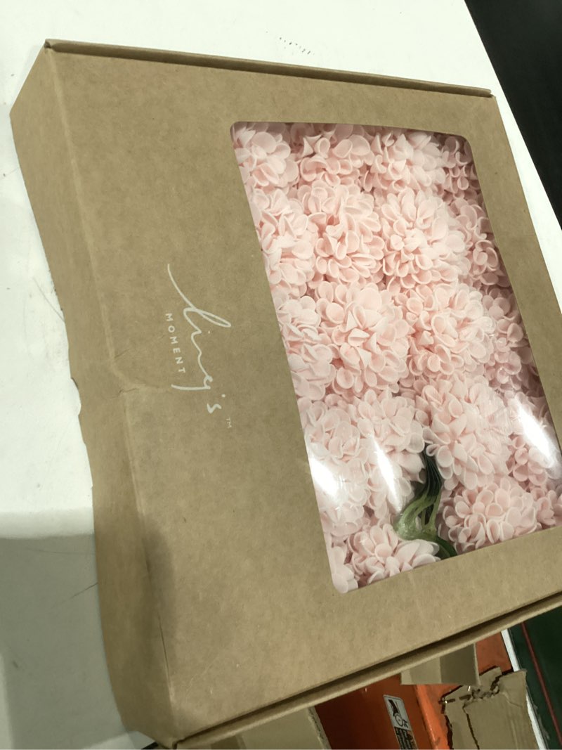 Condition photo showing Good Condition for ling's moment blush dahlia foam artificial flowers real touch faux fake flower for home decor graduation baby shower decorations outdoors party favors wedding gifts centerpieces arrangements 25pcs pk- blush