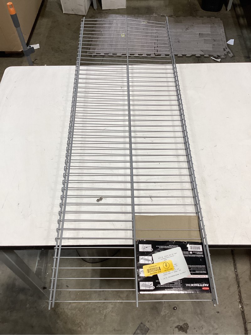 Condition photo showing Good Condition for fasttrack garage wire shelf 48 in. d x 16 in. l