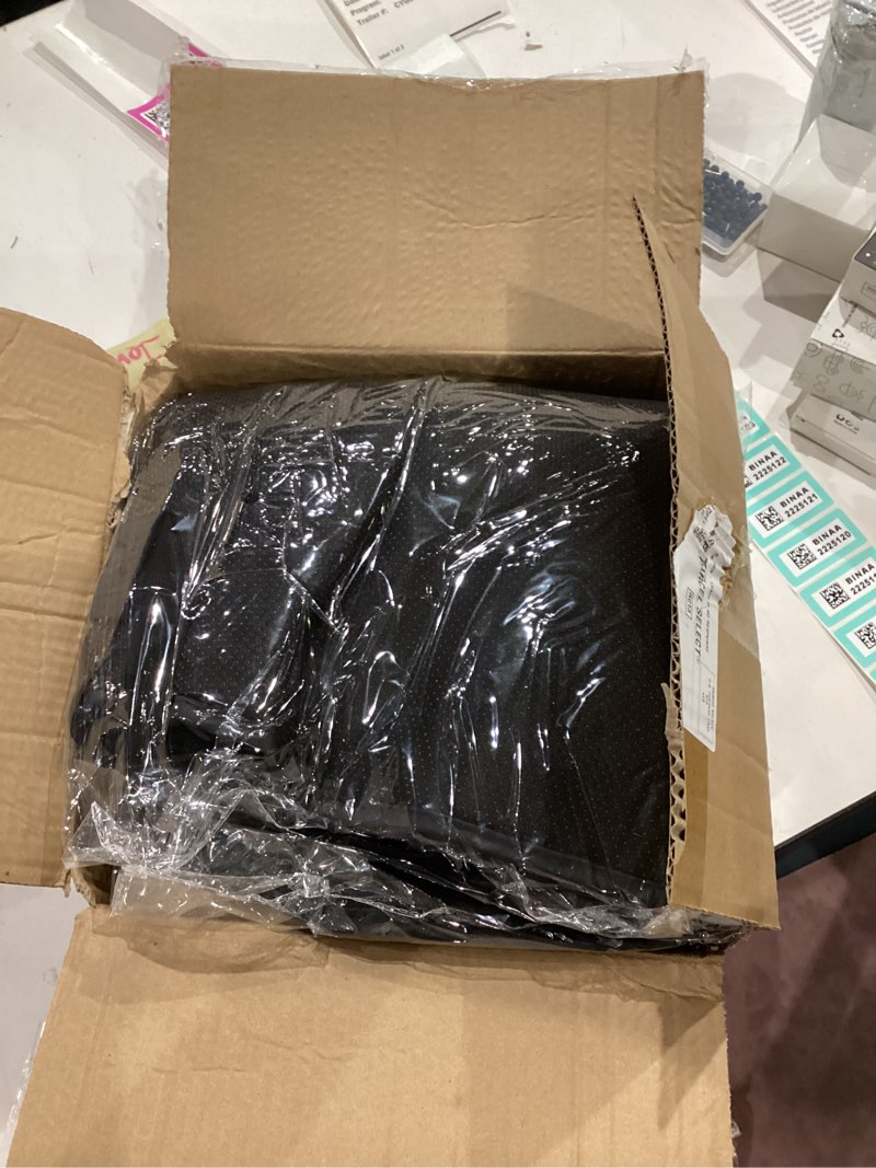 Condition photo showing Good Condition for car seat cushions, car seat cover foldable portable seat cover for back and seat cushions with bottom anti slip silicon(1 pack/black)